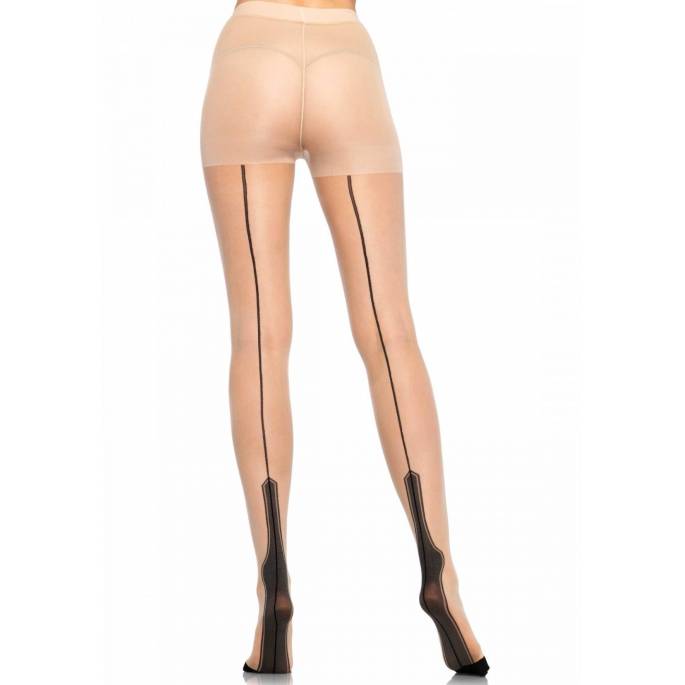 STRUMPFHOSE COUTURE KUBANISCHE ABSÄTZE T.U - NUDE