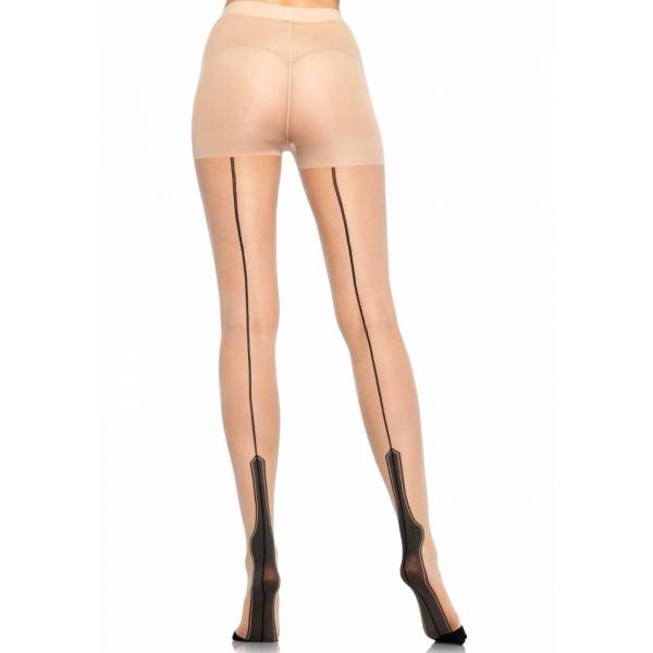 STRUMPFHOSE COUTURE KUBANISCHE ABSÄTZE T.U - NUDE