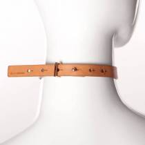 MAZE - HALSBAND MIT EINFACHEM RING BRAUN