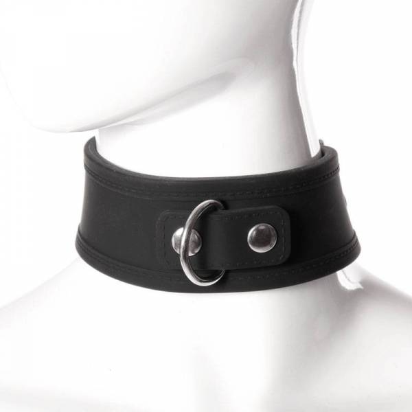 HALSBAND MIT VORHÄNGESCHLOSS AUS SILIKON