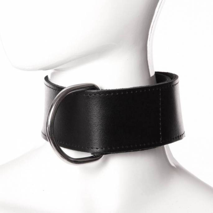 LEDERHALSBAND GROSSER RING