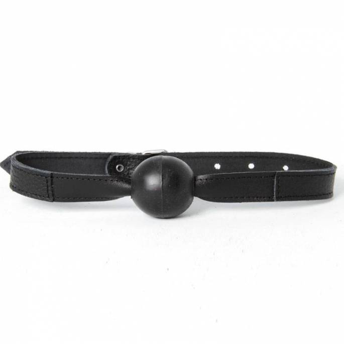 BAILLON BOULE CUIR NOIR