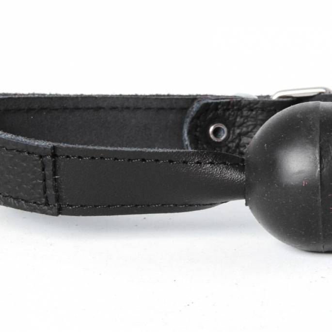 BAILLON BOULE LEDER SCHWARZ