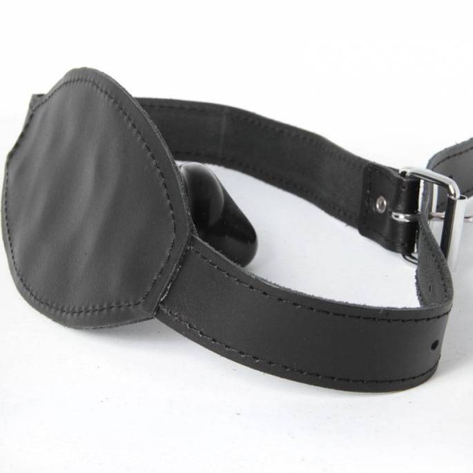 BAILLON BITE CUIR NOIR