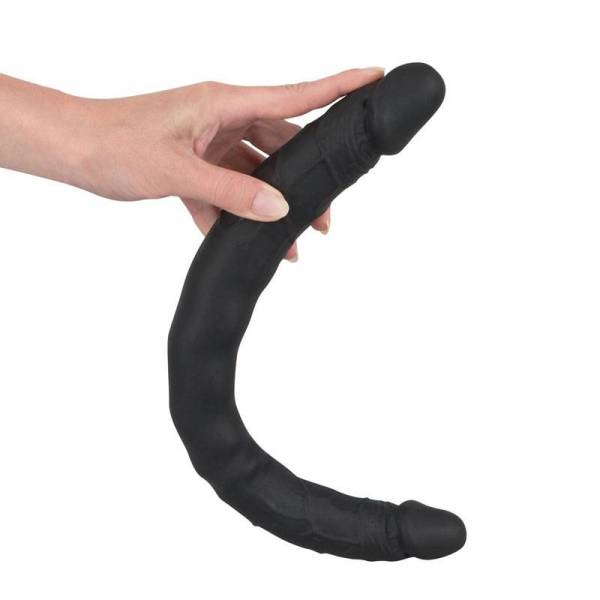 DOUBLE DONG BLACK SILICONE