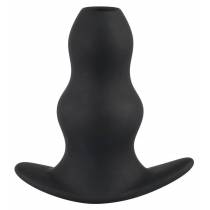 PLUG TUNNEL 2 BOULES SILICONE NOIR