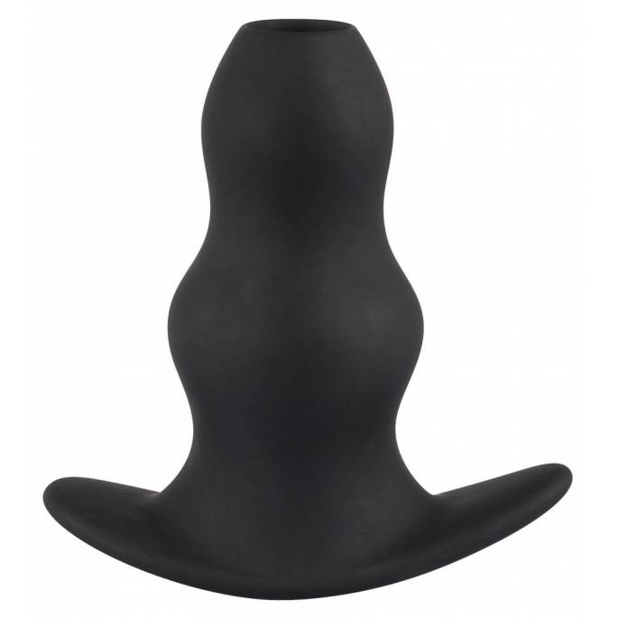 PLUG TUNNEL 2 BOULES SILICONE NOIR