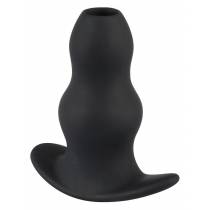 PLUG TUNNEL 2 BOULES SILICONE NOIR