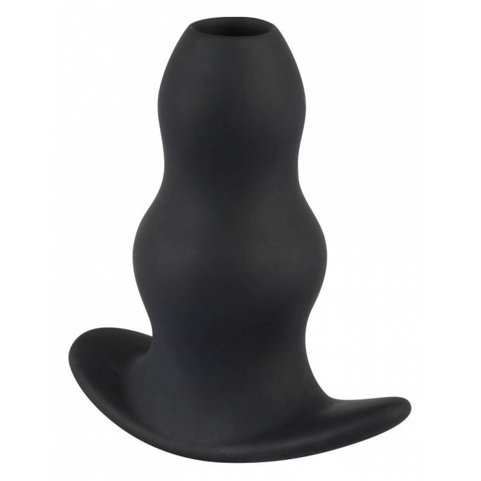 PLUG TUNNEL 2 BOULES SILICONE NOIR