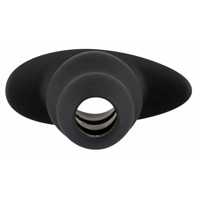 PLUG TUNNEL 2 BOULES SILICONE NOIR