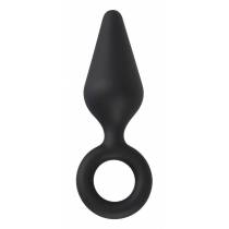 PLUG BAGUE SILICONE NOIR LARGE (10x1.4 - 4.4cm)