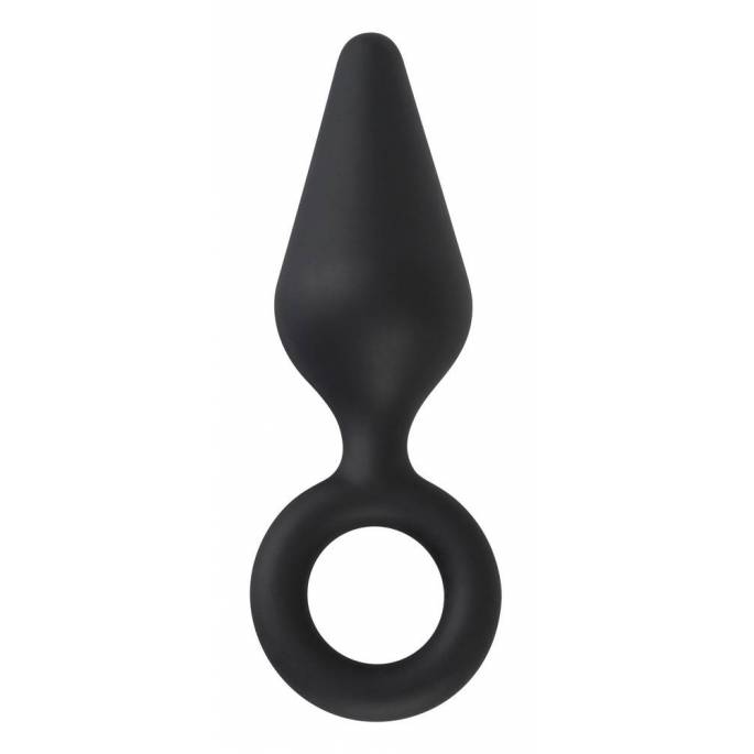 PLUG SILIKONRING SCHWARZ LARGE (10x1.4 - 4.4cm)