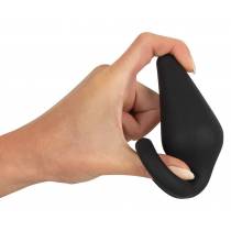 PLUG BAGUE SILICONE NOIR LARGE (10x1.4 - 4.4cm)