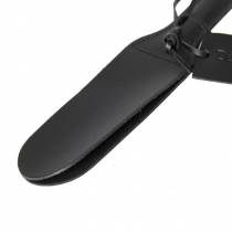 PADDLE CUIR NOIR SLAPPER