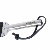 PADDLE SCHWARZES LEDER STAHLGRIFF - LUXUS