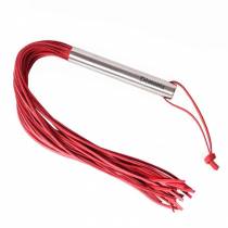 MARTINET ROUGE CUIR DUR - MANCHE ACIER