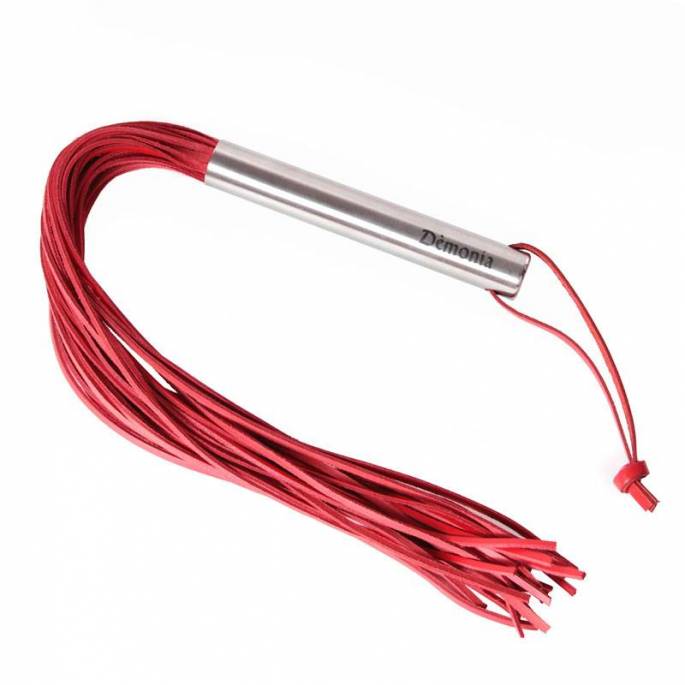 MARTINET ROUGE CUIR DURE - MANCHE ACIER