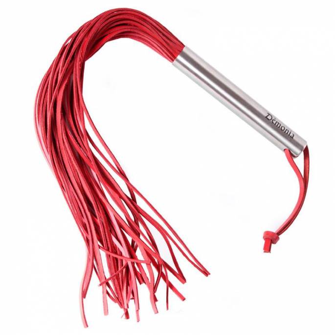 MARTINET ROUGE CUIR DUR - MANCHE ACIER