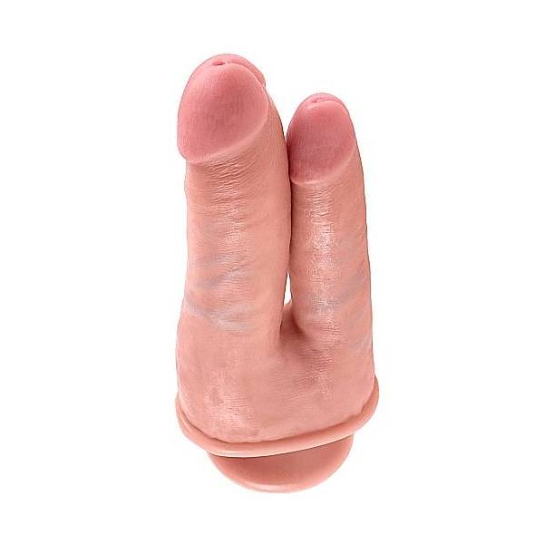 REALISTIC DOUBLE PENETRATION DILDO - FLESH