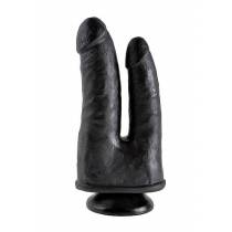 REALISTISCHER DILDO DOPPELPENETRATION - SCHWARZ