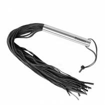 MARTINET NOIR CUIR SOUPLE - MANCHE ACIER