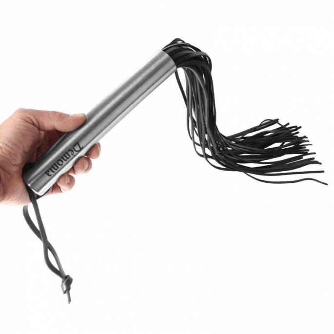 MARTINET NOIR CUIR DUR - MANCHE ACIER