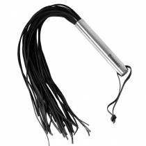 MARTINET NOIR CUIR DUR - MANCHE ACIER