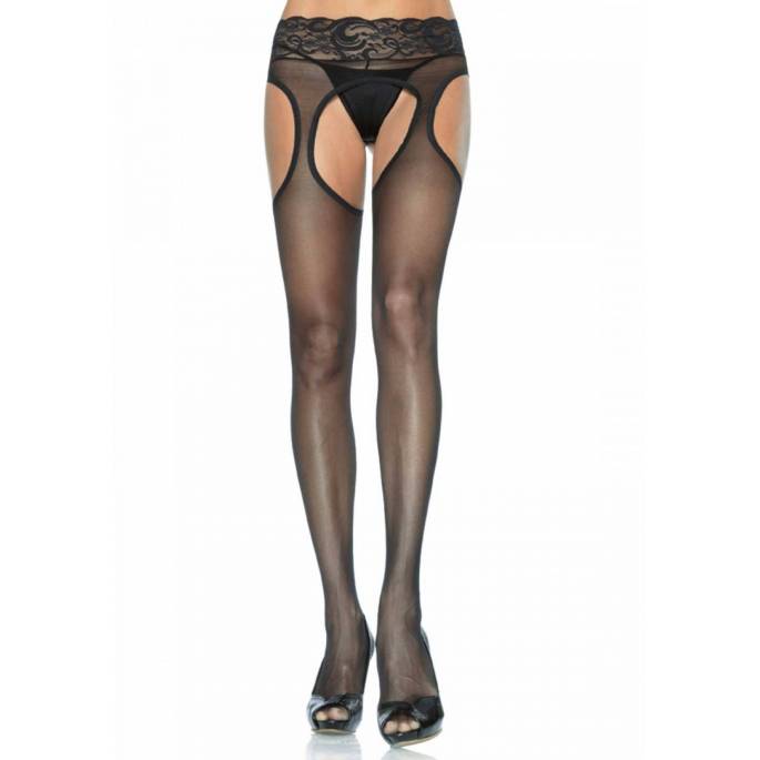 COLLANT PJ CEINTURE DENTELLE