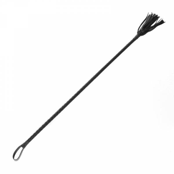PEITSCHE LEDER ENTE SCHWARZ 70 CM