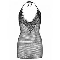 ROBE RÉSILLE DÉCOLLETÉ DENTELLE T.U