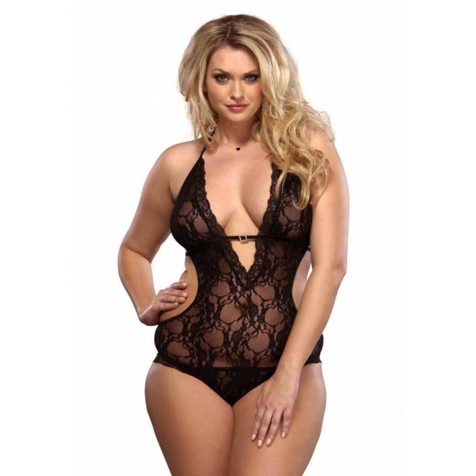 BODY DENTELLE DOS NU