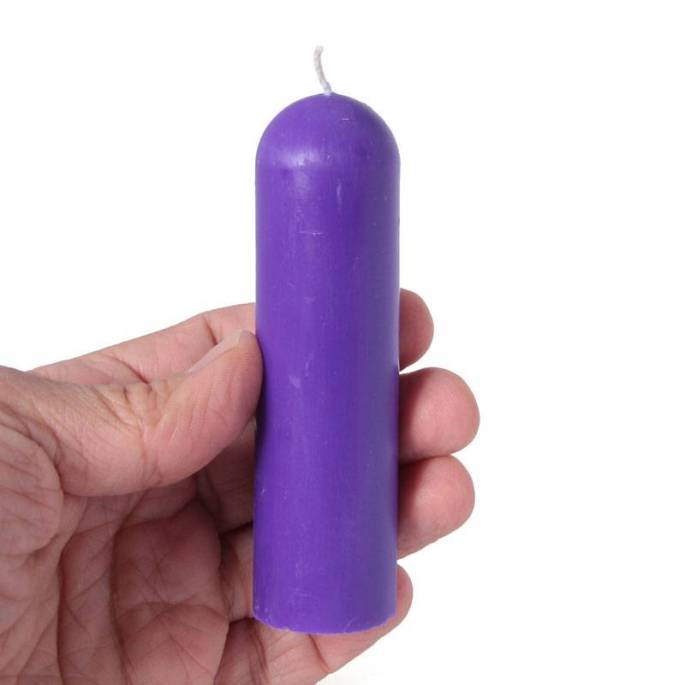 VELA BAJA TEMPERATURA MALVA