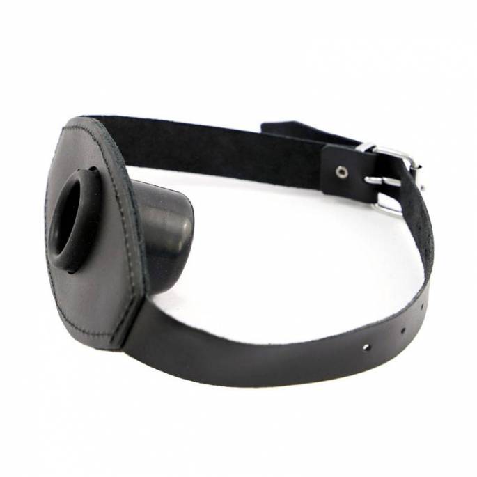 BAILLON OUVERT CUIR ET LATEX