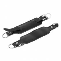 MENOTTES CUIR + ANNEAUX DE CONTRAINTE