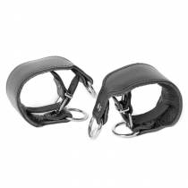 MENOTTES CUIR + ANNEAUX DE CONTRAINTE