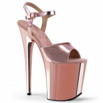 SANDALES ROSE GOLD "FLAM809"