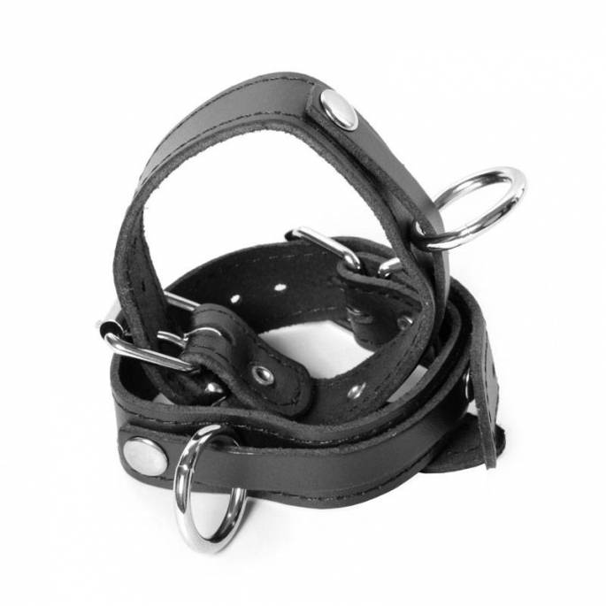 MENOTTES FINES CUIR NOIR