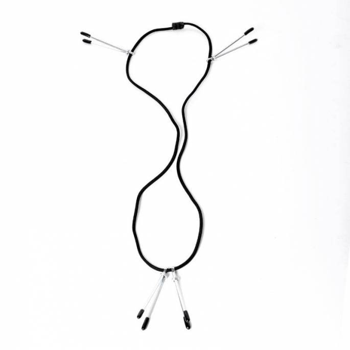 PINCES PROGRESSIVES SEINS + CLITORIS + CORDON