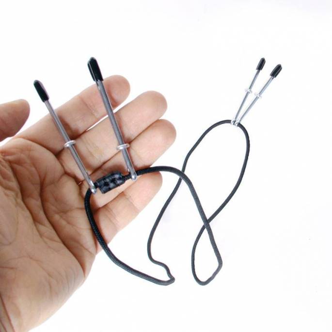 PINCES PROGRESSIVES SEINS + CLITORIS + CORDON