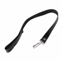 LAISSE CUIR MOUSQUETON CARRE ( L. 50 CM )