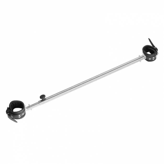 BARRE METAL LUXE 65 / 125 + CHEVILLERES CUIR