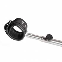 BARRE METAL LUXE 65 / 125 + CHEVILLERES CUIR