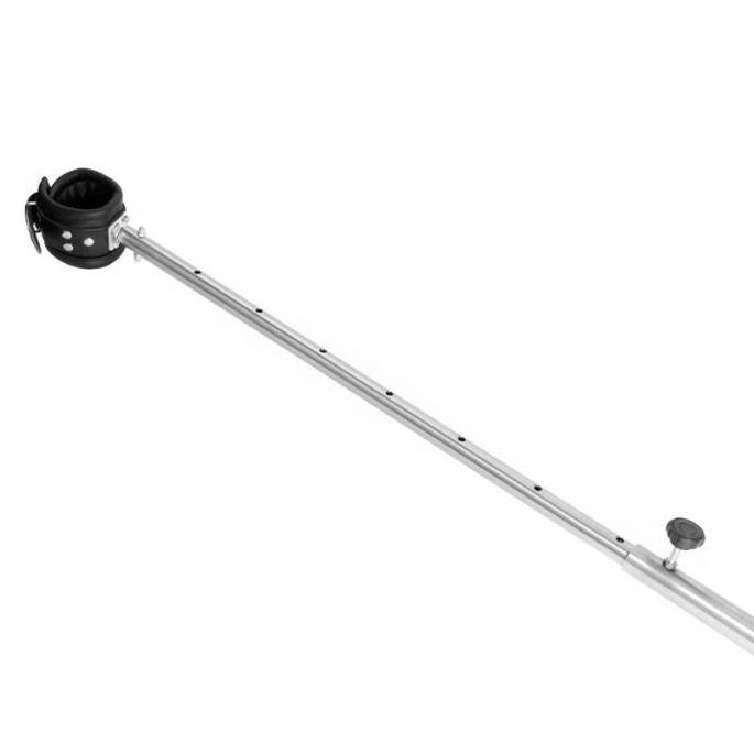 BARRE METAL LUXE 65 / 125 + CHEVILLERES CUIR