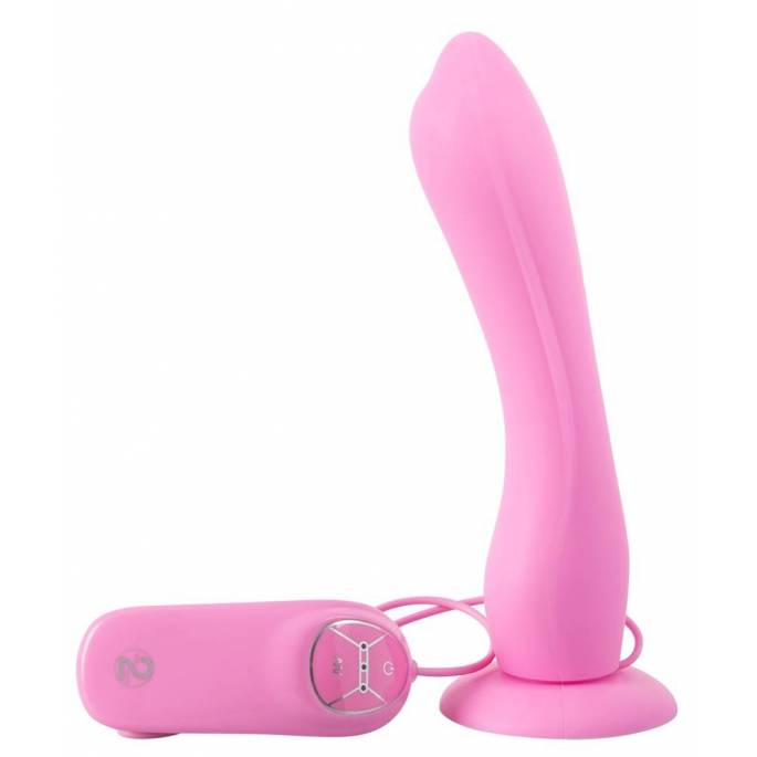 VIBROMASSEUR VENTOUSE ROSE +TÉLÉCOMMANDE