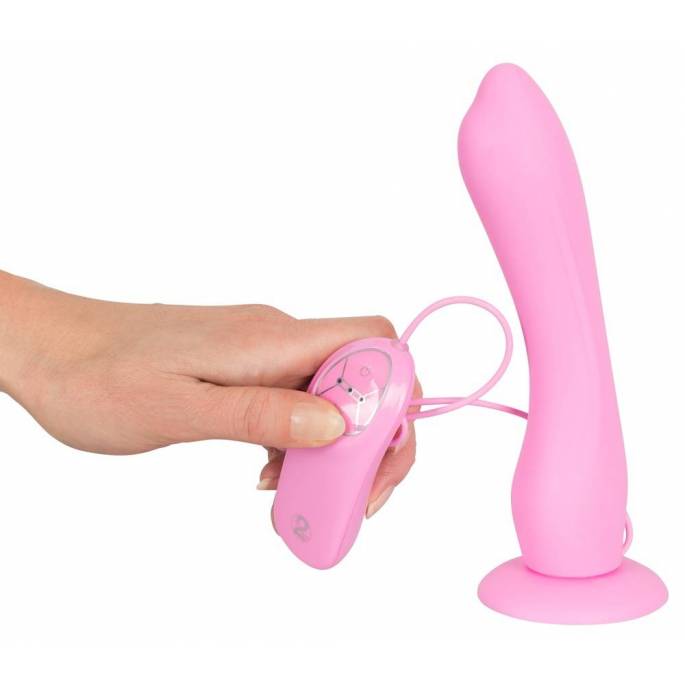 VIBRATOR MIT SAUGNAPF ROSA +FERNBEDIENUNG
