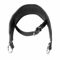 COLLIER CUIR + ANNEAU DE CONTRAINTE