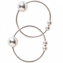 FALSCHES SILBERNES PIERCING - PRO PAAR