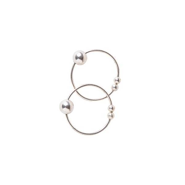 FAKE SILVER PIERCING - THE PAIR