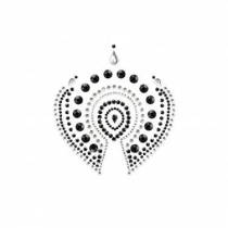 FLAMBOYANT BIJOUX DE CORPS NOIR/ARGENT