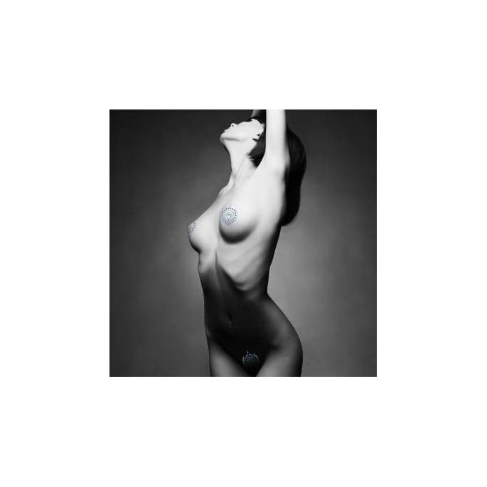 FLAMBOYANT KÖRPERSCHMUCK SCHWARZ/SILBER